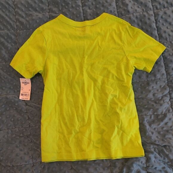 OSH kosh dino bike tee yellow and black size 6 nwt - Picture 2 of 2